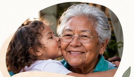 Grandparent and child